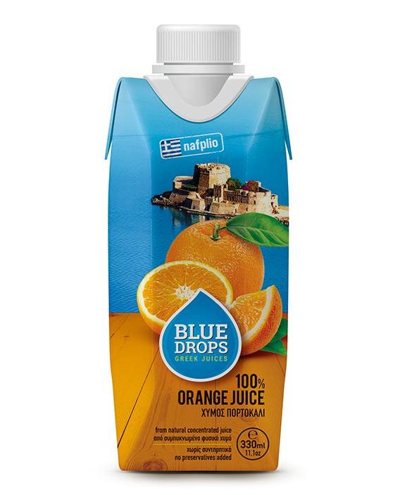 藍依洛BlueDrops橙汁(330ml)