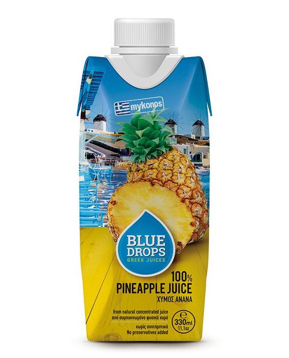 藍依洛BlueDrops菠蘿汁(330ml)