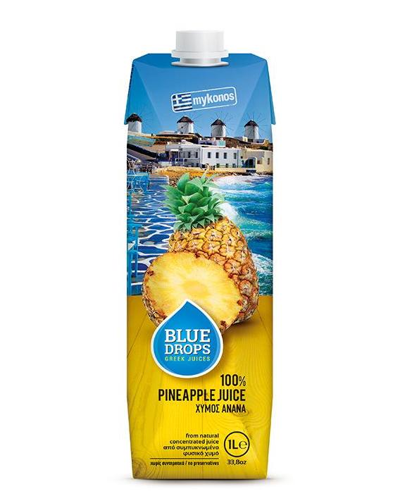 藍依洛BlueDrops菠蘿汁(1L)